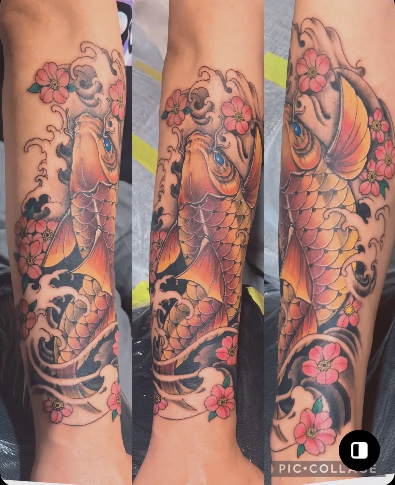 Layered colour custom tattoo by Michael Gumatay at Phantom Avenue, Edmonton